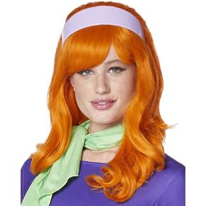 Spirit Halloween Scooby-Doo Adult Daphne Wig | Officially Licensed | Scooby-Doo Costume Accessory | Halloween Accessories | Daphne Cosplay