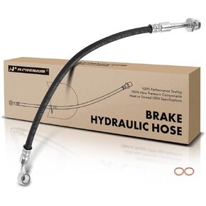 A-Premium Front Passenger Brake Hydraulic Hose Compatible with Hyundai and Kia Models - Santa Fe 2010-2012, Sorento 2011-2013 - Replace# 587322B010