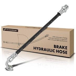 A-Premium Brake Hydraulic Hose Compatible with Select Lexus and Toyota Models - GX460 2010-2019, GX470 2003-2009, LX470 1998-2007, 4Runner 2003-2019, FJ Cruiser 2007-2014, Land Cruiser 1998-2007
