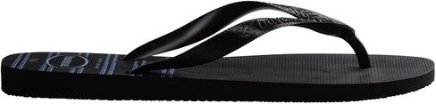 Havaianas Men Top Basic Flip Flops, Men's Summer Sandals, Black/Black/Blue, 9/10W, 7/8M in Saudi Arabia