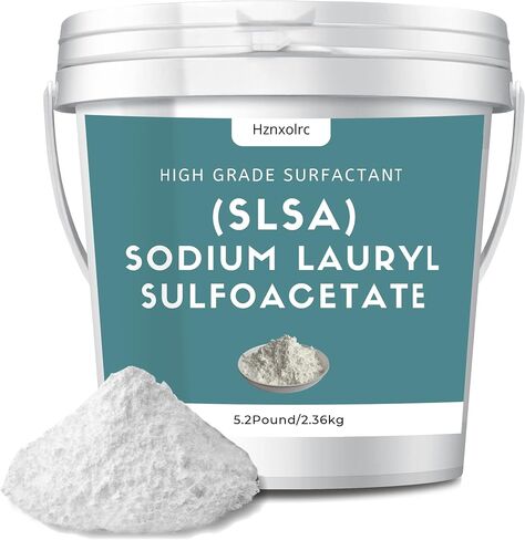3.2 Pound SLSA Powder for Making Bath Bombs, Premium SLSA Sodium Lauryl Sulfoacetate Powder, Amazing Bubbles, Gentle on Skin, Suitable for Making Bath Bombs, Bath Truffles and More in Kuwait