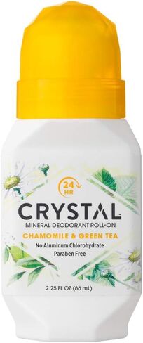 Crystal Mineral Deodorant Roll-On Body Deodorant With 24-Hour Odor Protection, Pomegranate, Non-Sticky Roll-On, Aluminium Chloride, 2.25 FL OZ - 3 pack in Saudi Arabia