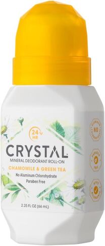 Crystal Mineral Deodorant Roll-On Body Deodorant With 24-Hour Odor Protection, Pomegranate, Non-Sticky Roll-On, Aluminium Chloride, 2.25 FL OZ - 3 pack in Saudi Arabia