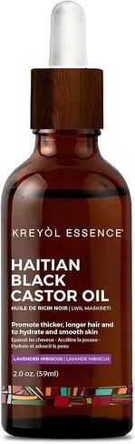 Kreyol Essence, Castor Oil Pure Haitian Black, 3.4 Ounce in Saudi Arabia