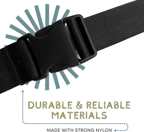 موسع الحزام مقاس 15.5 بوصة - متوافق فقط مع مجموعة Maxie & Nova Theme Park Essentials Fanny Pack (موسع الحزام باللون الأسود) in Saudi Arabia