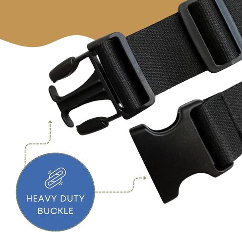 موسع الحزام مقاس 15.5 بوصة - متوافق فقط مع مجموعة Maxie & Nova Theme Park Essentials Fanny Pack (موسع الحزام باللون الأسود) in Saudi Arabia