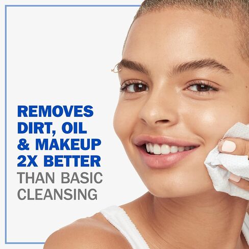 Olay Daily Deeply Clean 4-in-1 Water Activated Cleansing Face Cloths 33ct (Pack of 5) in Saudi Arabia