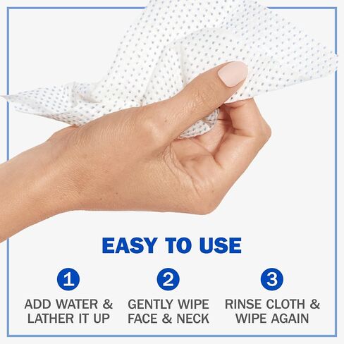 Olay Daily Deeply Clean 4-in-1 Water Activated Cleansing Face Cloths 33ct (Pack of 5) in Saudi Arabia