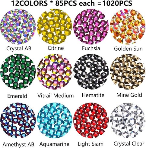 طلاء اظافر مسطح من الزجاج الكريستالي بتصميم دائري من هوت فيكس in Kuwait