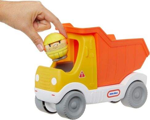 Little Tikes Toddle Tots Haul Away Dump Truck, Toddler Playset, Push- Along Dump Truck & 3 Character Figures for Pretend Play, Gift and Toy for Toddlers and Kids Girls Boys Ages 1-5 Years in Saudi Arabia