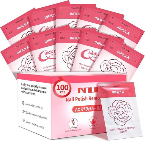 Acetone Pump Dispenser INFILILA 540PCS Lint Free Nail Wipes Upgrade Cotton Pads With 1PCS Alcohol Bottle Dispenser Alcohol Dispenser Push Down 180ml/6.4oz in Saudi Arabia