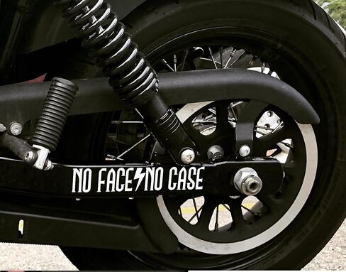 STICKY DUDE | Borrowed Time - Swing Arm Sticker Decal for HD FLSB M8 Dyna Clubstyle Europe USA in Kuwait