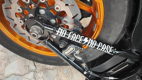 STICKY DUDE | Borrowed Time - Swing Arm Sticker Decal for HD FLSB M8 Dyna Clubstyle Europe USA in Kuwait