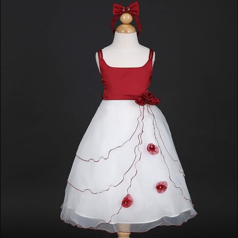 Pink Promise Girl's Short Sleeves Bolero Christmas Red Holiday Dress Set Age 2-10 in Saudi Arabia