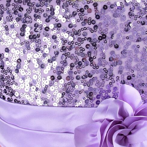 Girls Princess Dress Sequin Tulle Flower Rainbow Sleeveless Birthday Party Wedding Bridesmaid Girl Evening Dresses Toddler in Saudi Arabia