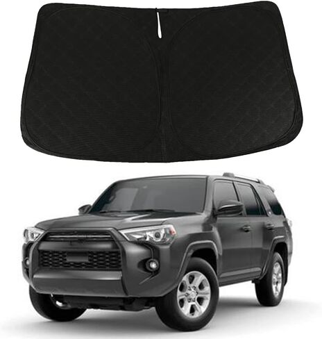 D-Lumina Windshield Sun Shade Compatible with 2010-2022 2023 2024 2025 Toyota 4Runner (SR5 Trail Limited) - Upgraded 3 Layers 240T Material, Foldable Front Window Sun Shield Protector in Saudi Arabia
