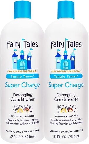 Fairy Tales Tangle Tamer Super Charge - Detangling Conditioner for Kids - Paraben Free, Sulfate Free, Gluten Free, Nut Free- 32 oz in Kuwait