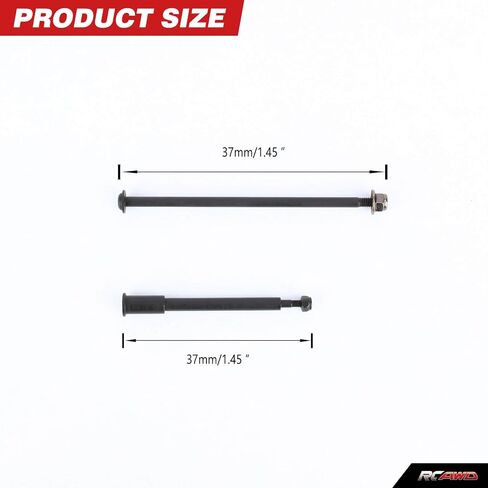 RCAWD 45# Steel Axle Set LOS262015 for Losi 1/4 Promoto-MX Motorcycle Upgrades Part in Saudi Arabia