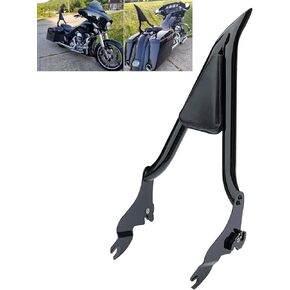 Detachable Rear Passenger 26" Sissy Bar Backrest with Pad Fit for Harley Touring Road King Road Glide Street Glide 2009-2022