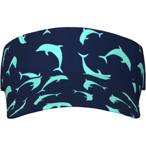 Cute Funny Dolphin Hat Women Men Adjustable Animal Sport Sun Visor Hat Summer Fashion Sun Cap Beach Hat