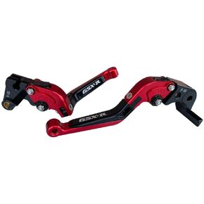 Motorcycle Accessories Engrave Logo Brake & Clutch Levers Set Adjustable Foldable Extendable CNC Compatible with Suzuki GSX-R600 GSXR 600 GSX-R750 GSXR 750 2006-2010 GSX-R1000 GSXR 1000 2005 2006