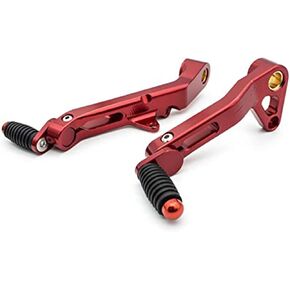 PROCNC Motorcycle Brake Clutch Gear Pedal Lever Pour for Ducati Monster 821 1200 1200R 2014 2015 2016 2017 2018 2019 (Red)