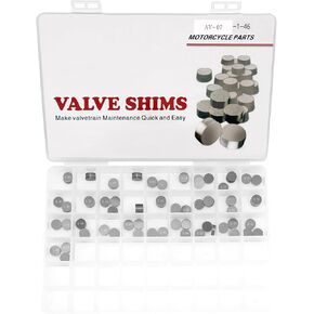 10.0mm O.D. 1.85mm-3.2mm Valve Shim Kit for Harley V-Rod 2002-2016/Street Rod 2006-2007/Night Rod Special 1190 adventure RC8 1290 SUPER 400 450 500 530 XC-W 690 enduro 990 adventure super (84Pcs)