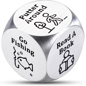 Retirement Gift for Woman, Stocking Stuffers for Women Men, for Women Men, Happy Retirement Dice, Cool Retirement Gifts for Coworker, Retired Gifts for Men, Women Mens Retirement Gifts