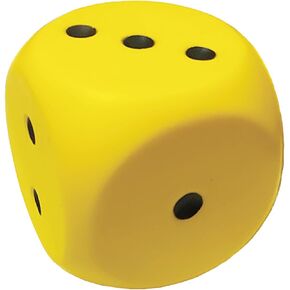 5.9inches/15cm Gaint PU Foam Dice-Large Foam Dices with Dots, Great Soft Dices for Parent-Child Activities Stress-reducing Toys Educational Activities (Red)