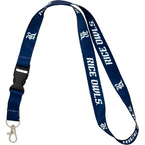 Desert Cactus Rice University Lanyard Owls Car Keys ID Badge Holder Keychains Detachable Breakaway Snap Buckle Lanyards (Blue)
