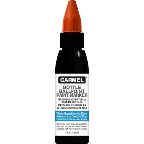 Carmel Acrylic Bottle Ballpoint Paint Marker (Yellow), Pack of 1