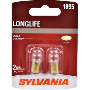 SYLVANIA - 1895 Long Life Miniature - Bulb, Ideal for Interior Lighting – Radio Display, Courtesy, Ash Tray and More. (Contains 2 Bulbs)