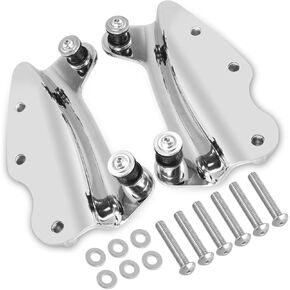 AAA Autos 4 Point Docking Hardware Kit for Harley Touring Accessories Street Glide Electra Glide Road King Road Glide Quick Release Chrome Hardware Set 2009-2013 (Black)