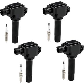 Ignition Coil Pack Compatible with Subaru Outback, Crosstrek, Forester, Legacy, XV Crosstrek H4 2.0L 2.5L 2015-2019 Replacement for 22433AA720, IC881, E1274, NGK93501, 93501