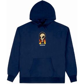 Thrasher x AWS Skateboard Magazine Hooded Sweatshirt Believe Skate Sweatshirt