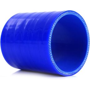 G-PLUS 2.75" Straight Silicone Hose, Intercooler Coupler Tube Pipe, Universal for Connecting Turbo Piping or Intake Piping (Inner diameter: 2.75inch/70mm) Blue