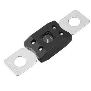 X AUTOHAUX Fuse 125 Amp Universal Slow Blow Blade Style Fuse Bolt Down Fuse for Car Vehicle Automotive Marine Audio Video System Black