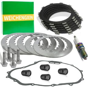 Clutch Kit Heavy Duty Springs & Cover Gasket For FourTrax 300 TRX300 TRX300FW 4x4 2x4 1988-2000 FourTrax Foreman 350 TRX350D 4x4 1987-1989