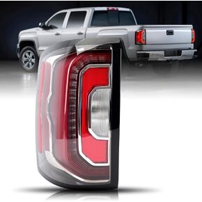LED Tail Lights Assembly Compatible 2016-2018 GMC Sierra 1500 Denali 1500 RH Rear Light Lamp Right Passenger Side 84365931 84233588