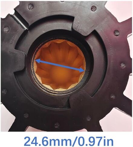 Water Pump Impeller for Jabsco Johnson Volvo 09-814B-1 09-814B 17936-0001-P 17936-0001 21676-0001 6980-0011 6980-3100 875697 844683 23309 in Saudi Arabia