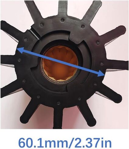 Water Pump Impeller for Jabsco Johnson Volvo 09-814B-1 09-814B 17936-0001-P 17936-0001 21676-0001 6980-0011 6980-3100 875697 844683 23309 in Saudi Arabia