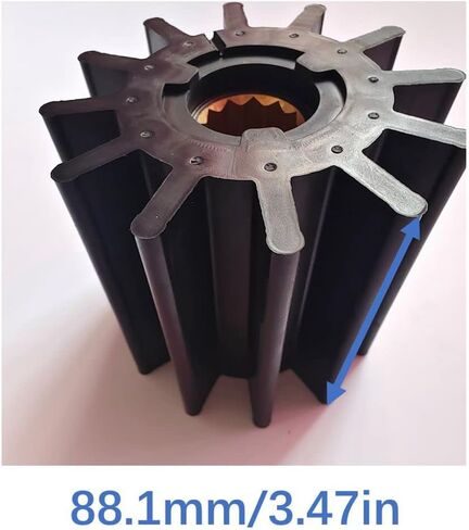 Water Pump Impeller for Jabsco Johnson Volvo 09-814B-1 09-814B 17936-0001-P 17936-0001 21676-0001 6980-0011 6980-3100 875697 844683 23309 in Saudi Arabia
