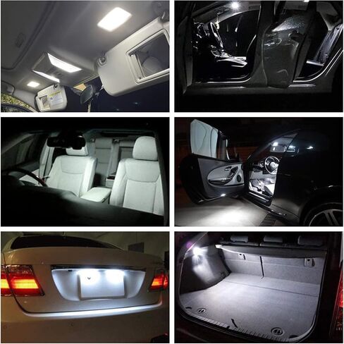 14pcs White LED Interior Lights Bulb for Chevy Suburban 1992 1993 1994 1995 1996 1997 1998 1999 Map Dome Door Trunk License Plate Lights Super Bright Interior Light Bulbs + Install Tool in Kuwait