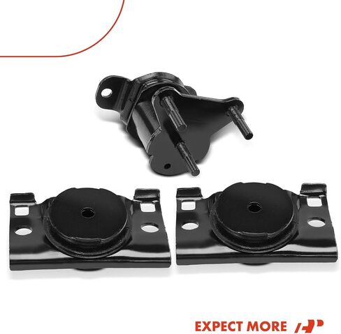 طقم حامل محرك وناقل الحركة مكون من 3 قطع A-Premium متوافق مع Nissan Pathfinder 2008-2012، TITAN 2004-2015، Armada 2005-2015 & Infiniti QX56 2004-2010، 5.6L، RWD، ناقل حركة أوتوماتيكي in Saudi Arabia