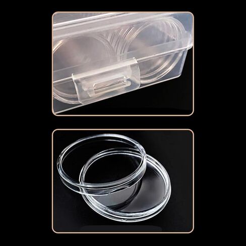 240 Pcs 30mm Coin Capsules Holder with Foam Gasket and Plastic Storage Organizer Box, 5 Sizes (17/20/25/27/30mm) Coins Collector Case Protector for Coin Collection Supplies in Saudi Arabia