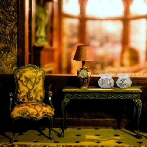 قطعتان من لعبة دبابة الأسماك المصغرة، أوعية الأسماك المستديرة الصغيرة، وعشب السمكة الذهبية من الراتنج لديكور مشروع سطح المكتب، ووعاء السمك الصغير، وإكسسوارات بيت الدمى، وديكور بيت الدمى in Kuwait
