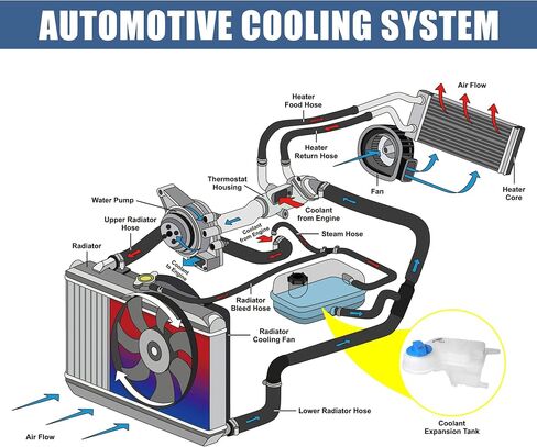 X AUTOHAUX خزان المبرد المبرد 4F0121403N زجاجة توسيع تجاوز المبرد مع غطاء ومستشعر لقاعدة Audi A6 2006-2011 مجموعة واحدة in Saudi Arabia