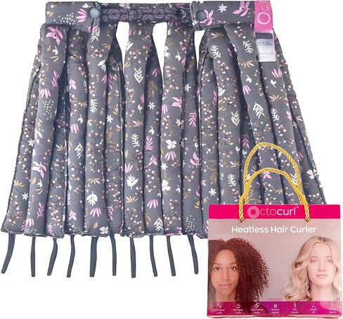 Octocurl Heatless Hair Curler (Short Hair) - Hair Rollers for Heatless Curls | Heatless Hair Curlers to Sleep In | Heatless Curling Headband (Cotton Poplin - Can Do Camo) in Kuwait
