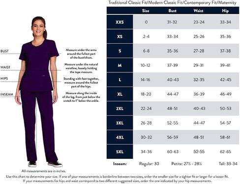 Cherokee Infinity Women's Mid Rise Tapered Leg Pull-On Scrub Pant in Saudi Arabia