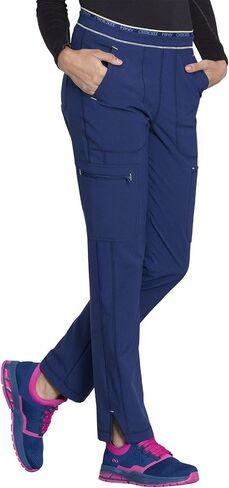 Cherokee Infinity Women's Mid Rise Tapered Leg Pull-On Scrub Pant in Saudi Arabia